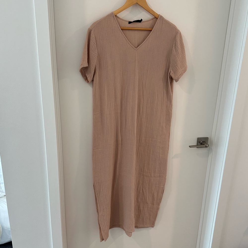Jenni Kayne Beige Midi Dress